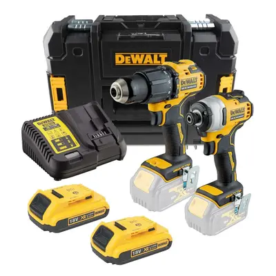 Dewalt DCK2062D2 18v Brushless DCD709 Combi Drill DCF809 Impact Driver x 2.0ah