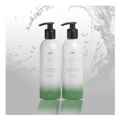 Cel Microstem Natural Hair Thickening Shampoo & Conditioner Set (2 x fl oz) - Stem Cell Extract 