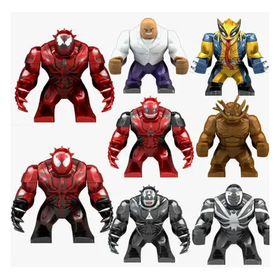 8PCS Venom Deadpool Groot Big Figures Toys Fit Lego