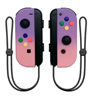 (Purple/ Pink) Wireless Controller L/R Pair Compatible For Nintendo Switch Joy-Con