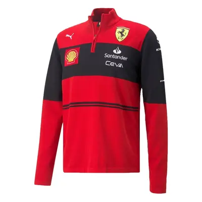 (L) Ferrari Team Half Zip Jumper (Red)