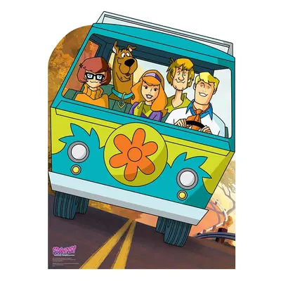 STAR CUTOUTS SC1357 Scooby Doo Mystery Machine Cardboard Cutout Van Stand-in Perfect for Theme P