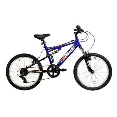 Dallingridge Blade Mountain Bike Kids Full Suspension MTB 20" Blue