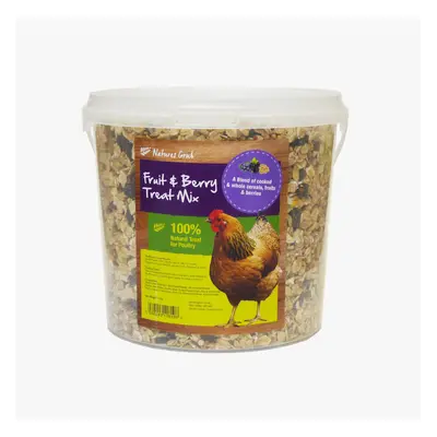 (6 x 1.2kg) Natures Grub Poultry Fruit & Berry Treat Mix 1.2kg