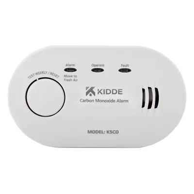 Kidde 5CO Battery Powered Carbon Monoxide Alarm Year Life