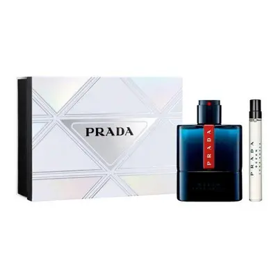 Prada Luna Rossa Ocean Pcs Set: 3.3 Eau De Toilette Spray + 0.33 Eau De Toilette Spray