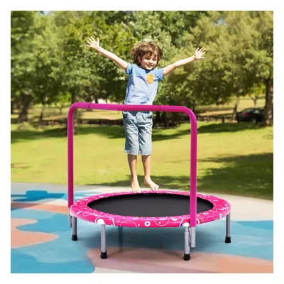 Folding Trampoline Toddler Mini Rebounder W/ Safety Cover & Handle