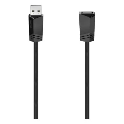 USB A Cable - USB A (Extension Cable, USB 2.0A Male, USB A Female, Mbit/s, 0.5 A, m) Black