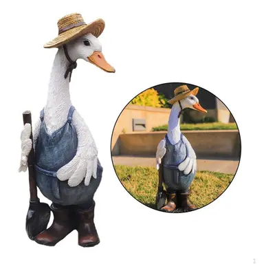 (Male Duck) Duck Figures Animals Set Model Toys For Miniature Fairy Garden Decoration Ornament