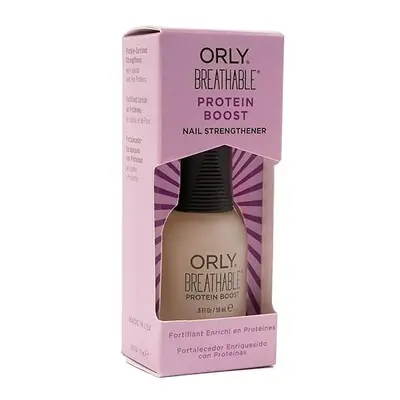 Breathable Protein Boost prevents splitting and peeling for stronger nails.