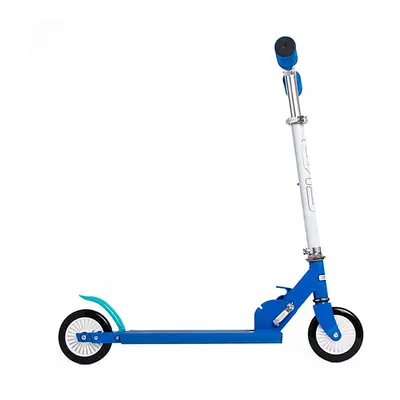 (Blue) AAMEN Folding Scooter With Wheeled-Adjustable Handle