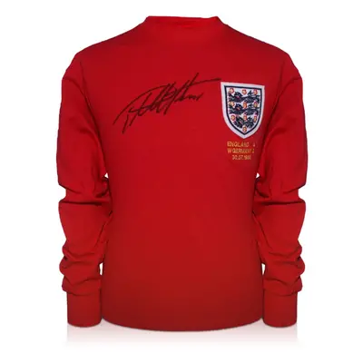 Sir Geoff Hurst Signed England World Cup Football Shirt