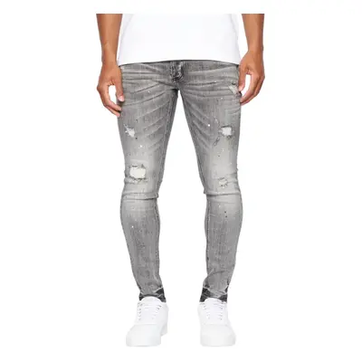 (32R, Grey Wash) Kings Will Dream Mens Stalham 2.0 Superslim Jeans