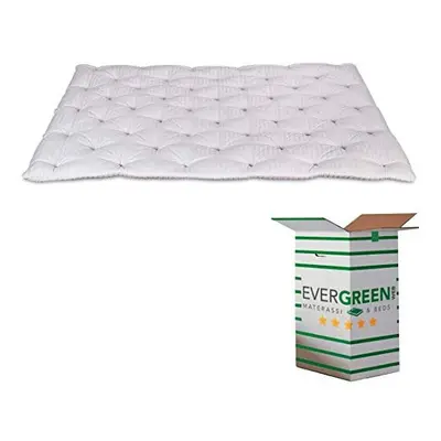 Evergreenweb - Mattress Corrector Latex Double Size x cm High cm Mattress Topper Mattress Topper