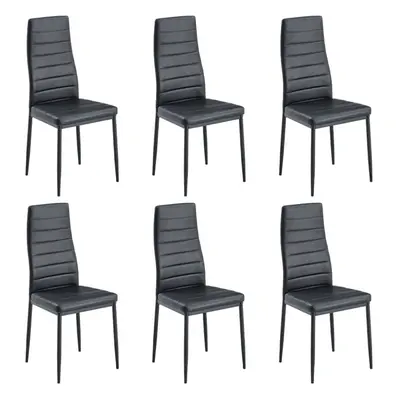 (Set of 6) Stanew Kitchen Dining Chairs, Thick Padded Seat