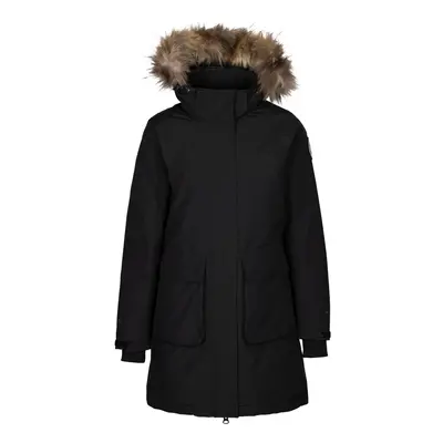 (16, Black) Womens DLX Parka Jacket Ellington