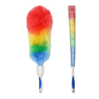 Good Grips,Feather Duster with Protective Cover Anti Static Flexible Bendable for Dust Cleaning,