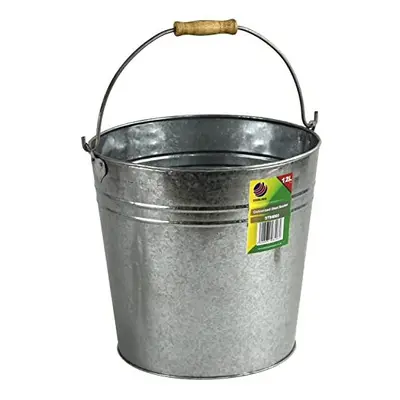 Heavy Duty Galvanised Steel Metal Bucket Pail with Handle (12L)