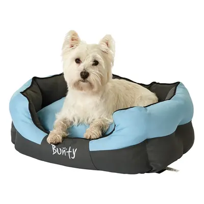 (Blue, Medium) Dog & Cat Anti Anxiety Sofa Bed, Machine Washable