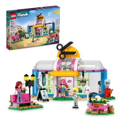 LEGO Friends Toy Hair Salon Building Toy - Hairdressing Set with Paisley & Olly Mini-Dolls Creat