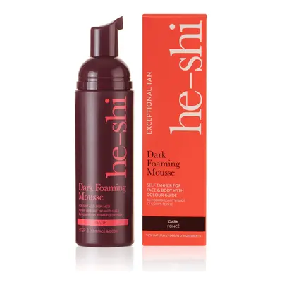 Dark Foaming Mousse Instant Self Tanning Mousse - Fast Absorbing, Lightweight Fake Tan for Ultra