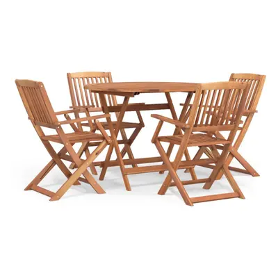 vidaXL Garden Dining Set Piece Solid Wood Acacia Outdoor Table and Chair