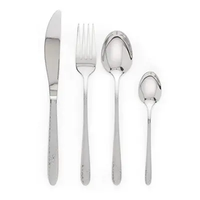 Russell Hobbs RH01519EU Piece Rhombus Cutlery Set, Stainless Steel, Set for 4, Geometric Handle 