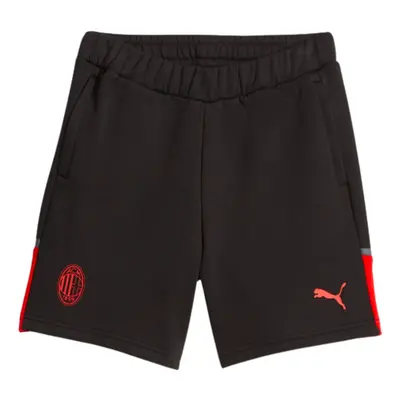 (XL) AC Milan Casuals Shorts (Black)