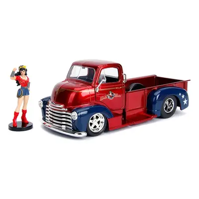 Jada DC Bombshells Wonder Woman With 1:24 Chevy Pickup