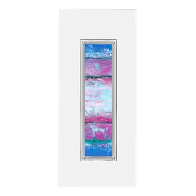 Premier Housewares Abstract Blue Framed Wall Art