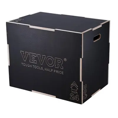 Vevor SHYTX302420YJ3BI5V0 3-in-1 Plyometric Jump Box, x x in. Wooden Plyo Box, Platform & Jumpin