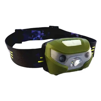 (Green) LED Bicycle Sensing Headlamp Hand Free Sensor Bike Light Waterproof USB Charge Headlight