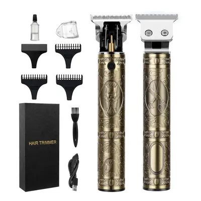 Padom Hair Trimmer Electric Beard Rechargeable T-Blade Trimmer, Professional Hair Clippers Shave