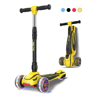 3 Wheel Toddler Scooter for Kids Ages -12 Years Old Boy Girl with Adjustable Height, Extra-Wide 