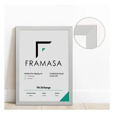 (Silver, 120x80 CM) The Photo Factory Frame | Wooden Photo & Art Frames