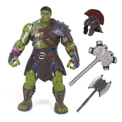 (With Box, Hulk) Avengers Thor: Ragnarok Gladiator Hulk Action Figure Model Doll Toy High