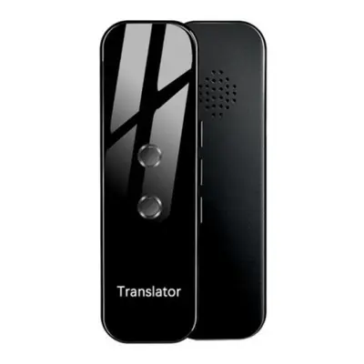 (black) New G6 Portable Audio Translator Instant Voice Translator Support Languages In Voice Tex