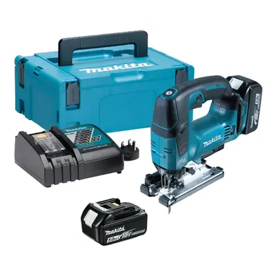 Makita DJV182RTJ 18v LXT Brushless Top Handle Jigsaw + Makpac Case + x 5.0ah