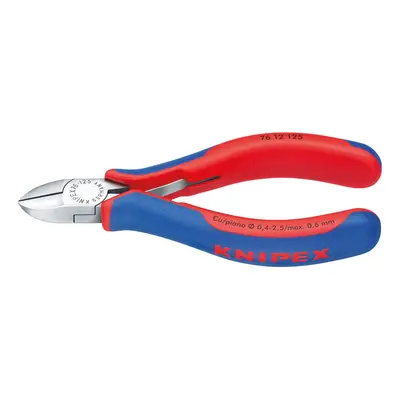 Knipex 12 Diagonal Cutter for electromechanics Black atramentized with Multi-Component Grips mm,