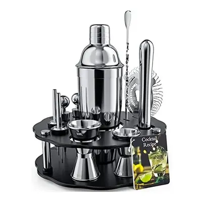 Bokhot 750ml Bartender Kit, 14PCS Cocktail Making Set Stainless Steel Cocktail Shaker Set with R