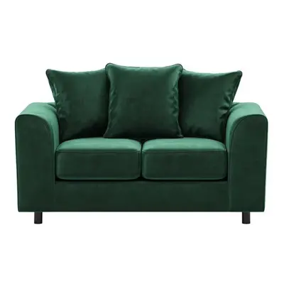 (Green, Seater) Brooklyn Plush Velvet Foam & Seater Sofa Set