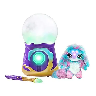 Magic Mixies Magical Misting Crystal Ball with Interactive inch Blue Plush Toy and 80+ Sounds an