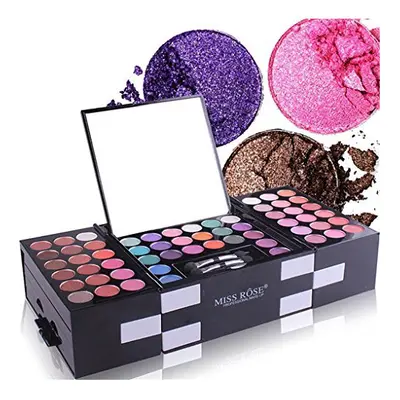 BrilliantDay Colours Professional Cosmetic Make up Palette Set Kit Combination with Eyeshadows B