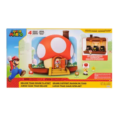 Jakks Super Mario Bros House Toad Playset