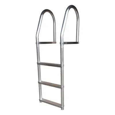 Dock Edge + ECO Weld Free Fixed Dock Ladder, Steps, Aluminum