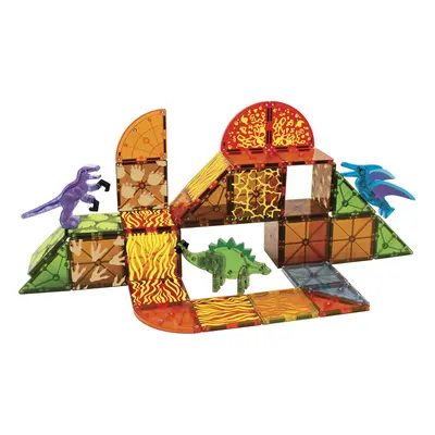 MAGNA-TILES Dino World 40-Piece Magnetic Construction Set The ORIGINA