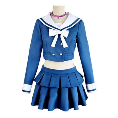 (Costume Set(No Wig), S) DanganRonpa V3 Cosplay Costume Uniform Suit