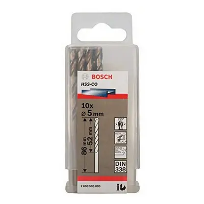 Bosch Professional 10pc. HSS-Co Metal Drill Bit (stainless steel, x x mm, accessory drill driver