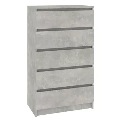 (concrete grey) vidaXL Drawer Cabinet Engineered Wood Storage Cabinet Chest Multi Colours