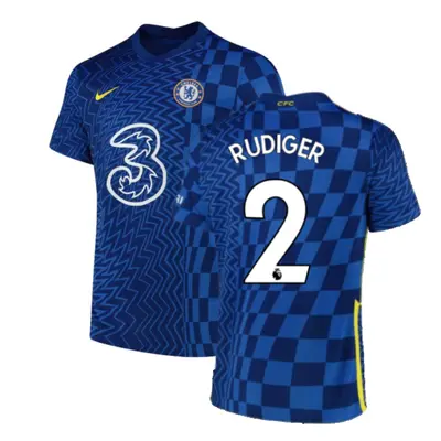 (SB) Chelsea Home Shirt (Kids) (RUDIGER 2)